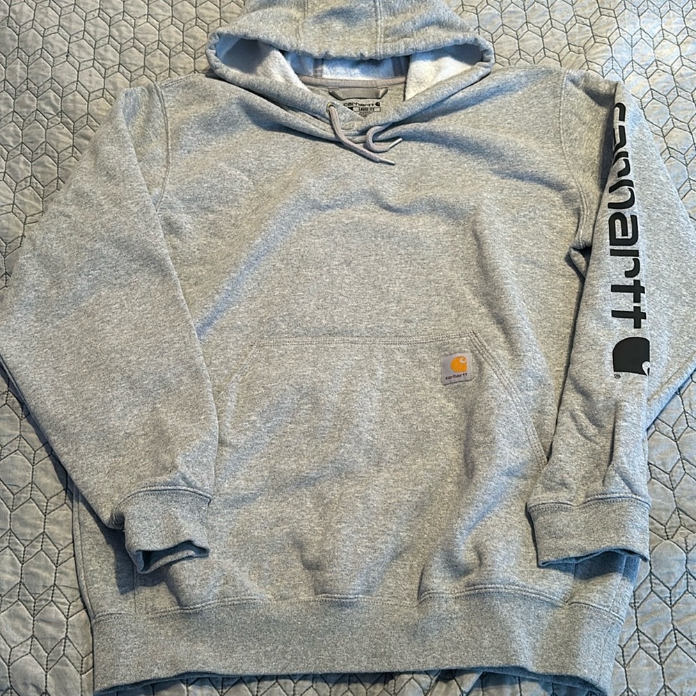 Men’s Carhartt loose fit hoody, ex cond